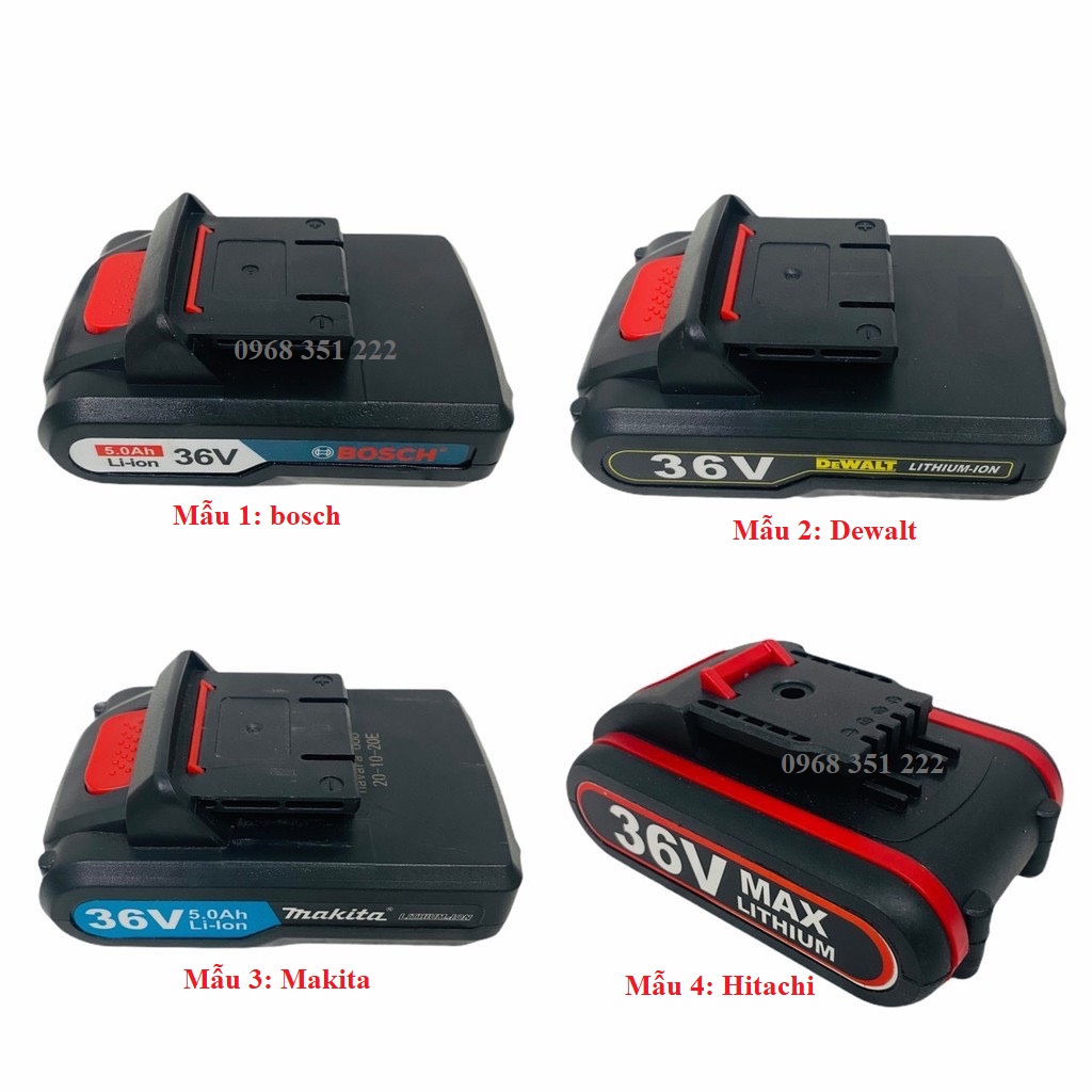 Pin máy khoan MAKITA 26v, 36v 5 cell