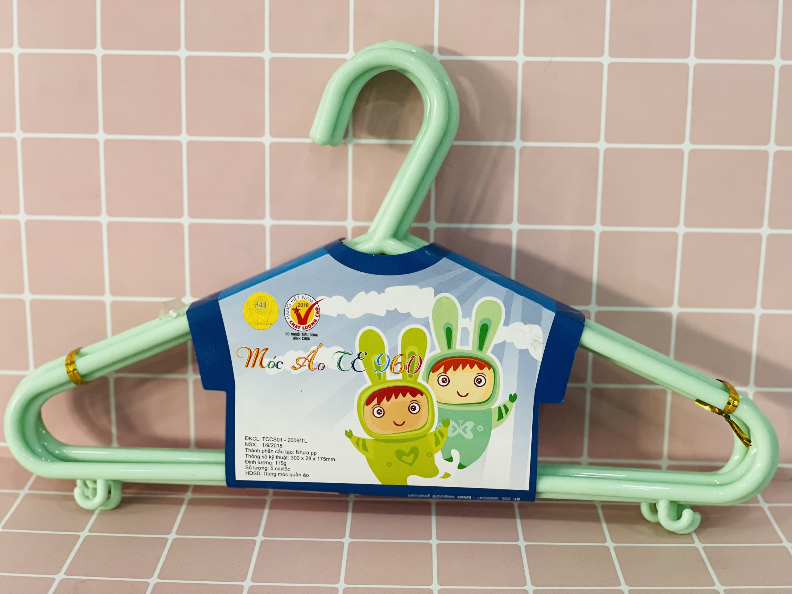 Móc áo trẻ em TỰ LẬP TL960 - 5c