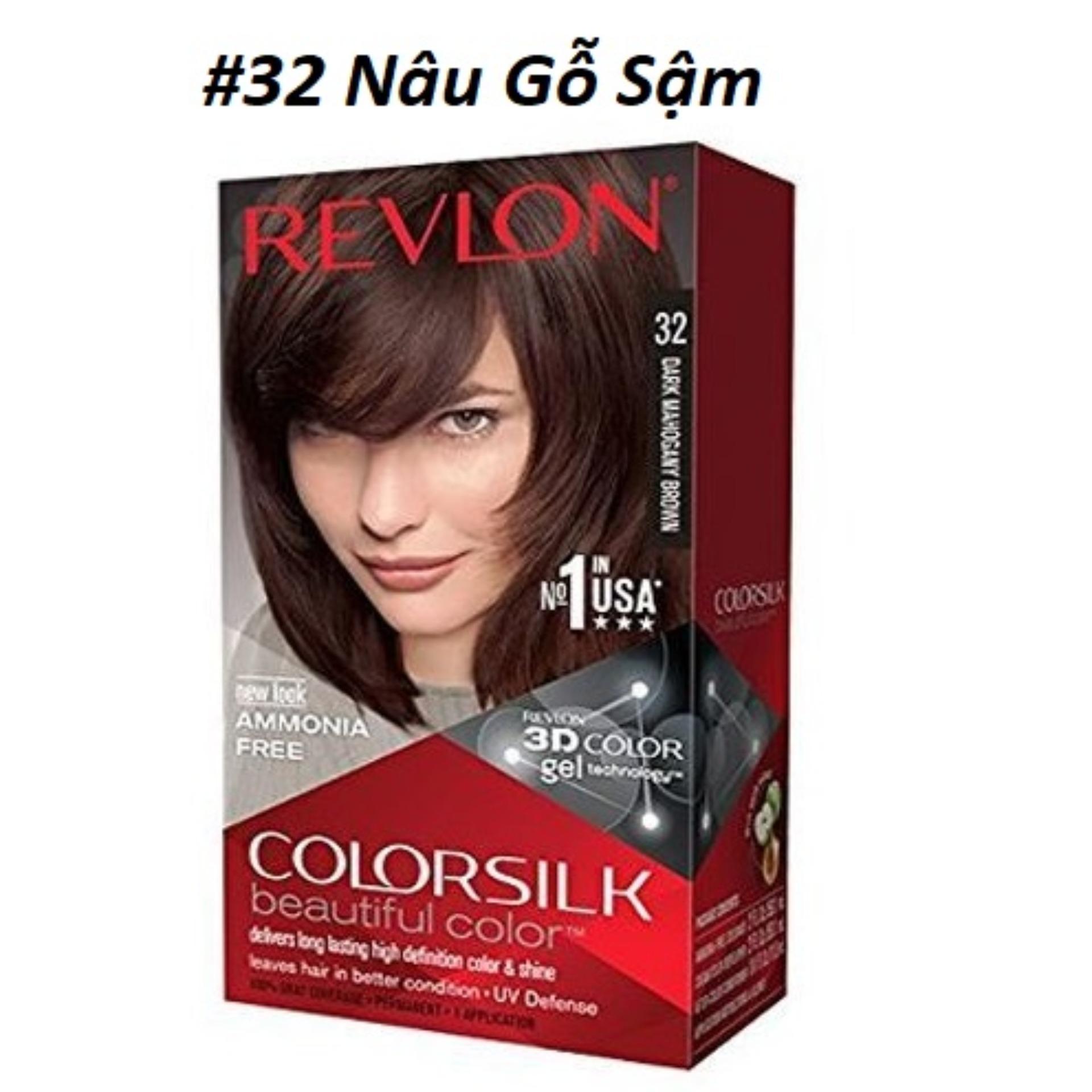 Thuốc nhuộm tóc revlon 3d color silk 130ml