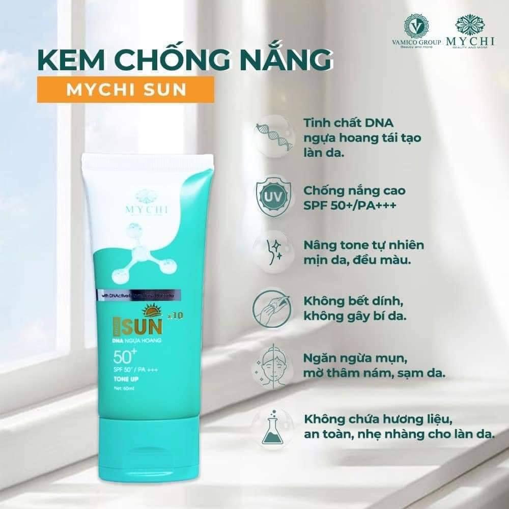 Kem chống nắng MYCHI SUN ( Tặng sữa rửa mặt Mychi)