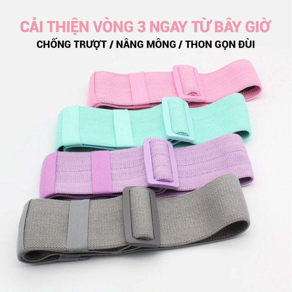 Dây Kháng Lực MiniBand Tập Mông Aolikes 3604 (3 cấp độ)