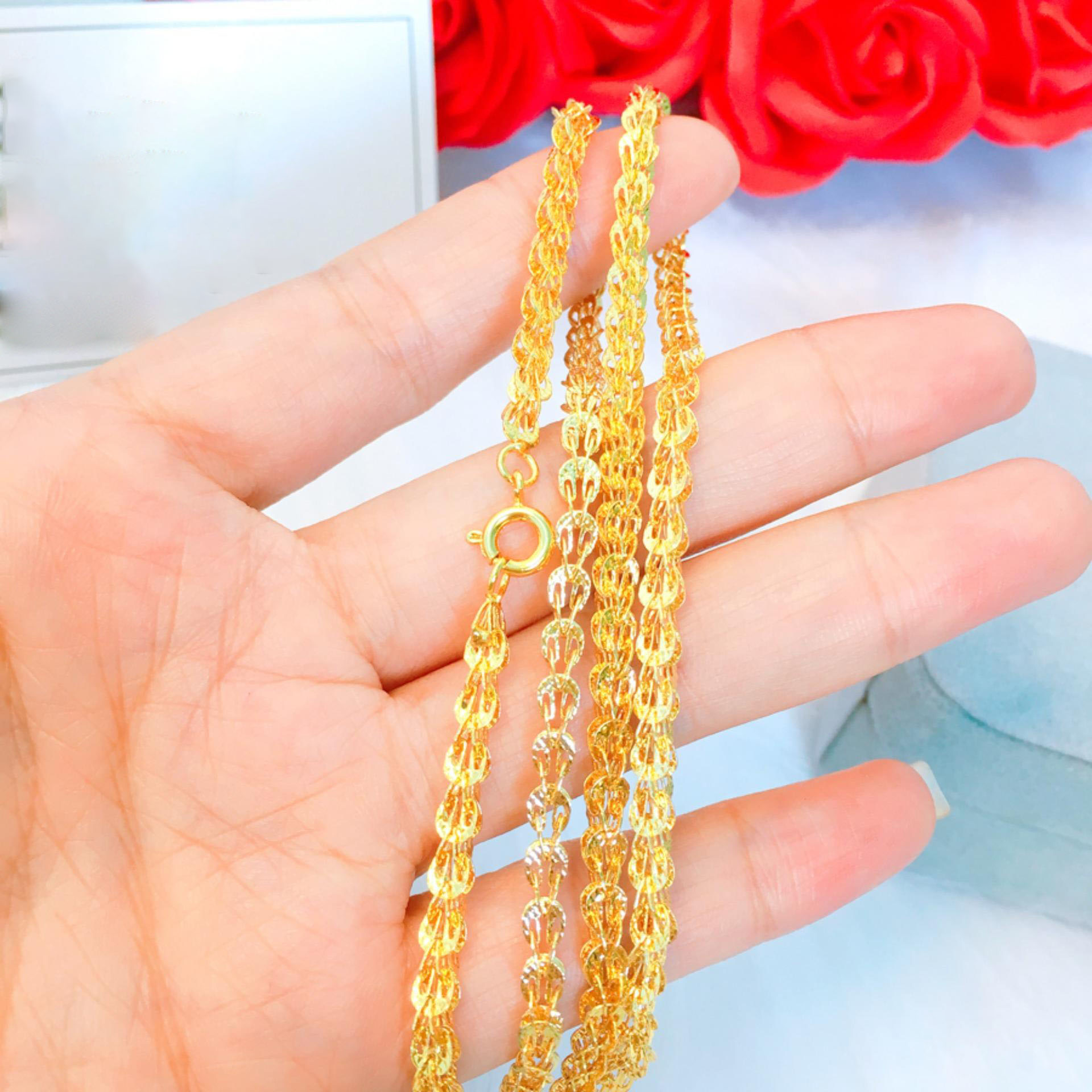 Dây chuyền, dây đeo cổ, dây phụng bền màuthiết kế thời thượng Orin D4670