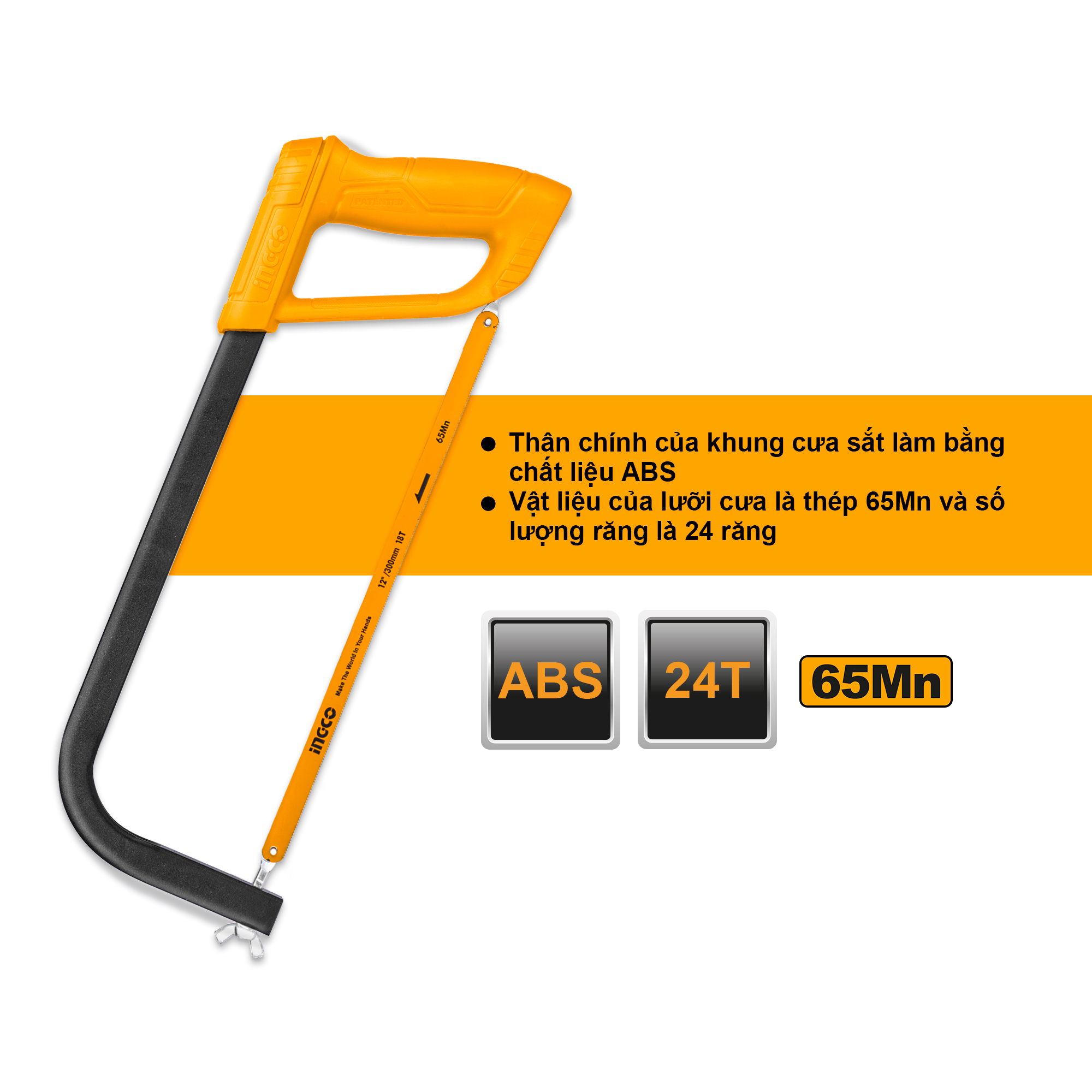 INGCO HHF3038 Khung cưa sắt