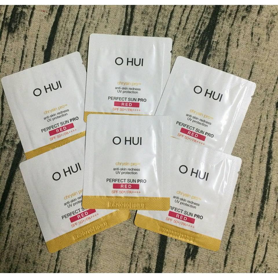 Combo 10 gói chống nắng Sample Ohui...Perfect Sun Pro Red