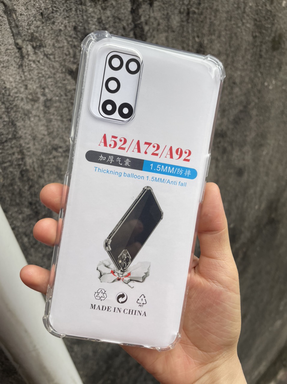 Ốp lưng Oppo A52 - A92 Silicon trong suốt bảo vệ Camera ,chống sốc 4 góc