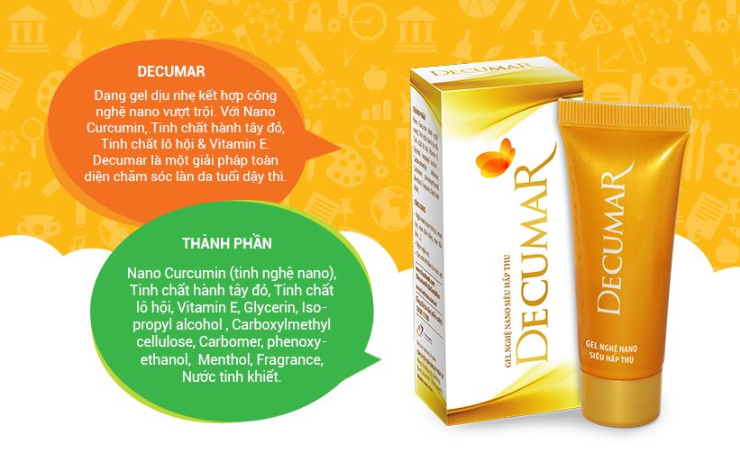 Decumar - Gel nghệ mụn thâm Decumar
