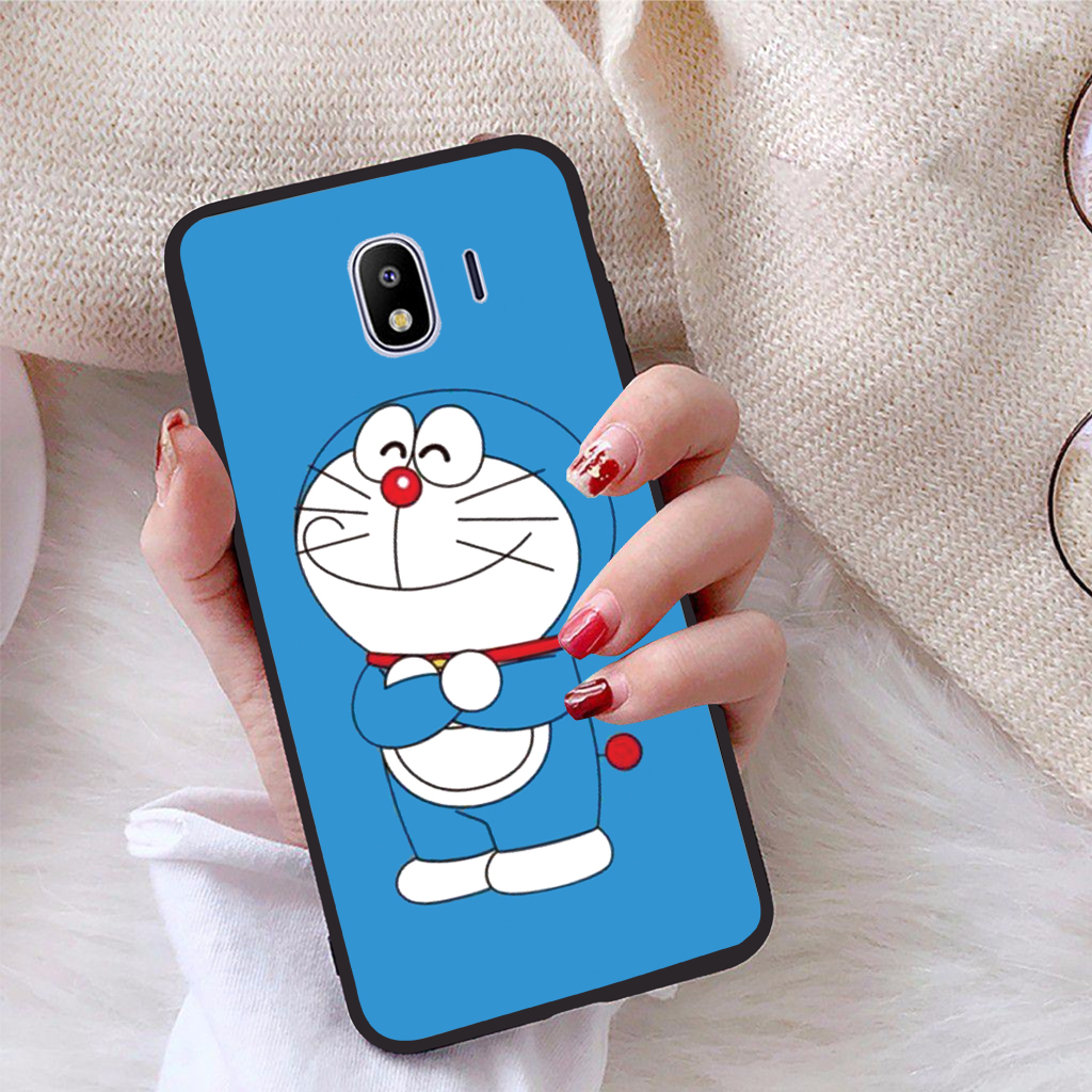 [HCM]Ốp lưng iCase dành cho Samsung Galaxy J4 viền dẻo TPU BST Mèo Máy Thông Minh