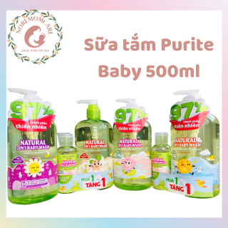 [MUA 1 TẶNG 1] Sữa tắm gội toàn thân thiên nhiên cho bé Purite Baby 2 trong 1 các mùi hương thơm dịu nhẹ 500ml thumbnail