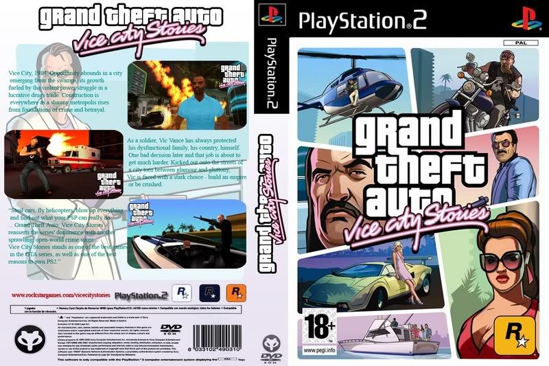 [HCM]game ps2 grand theft auto vice city stories