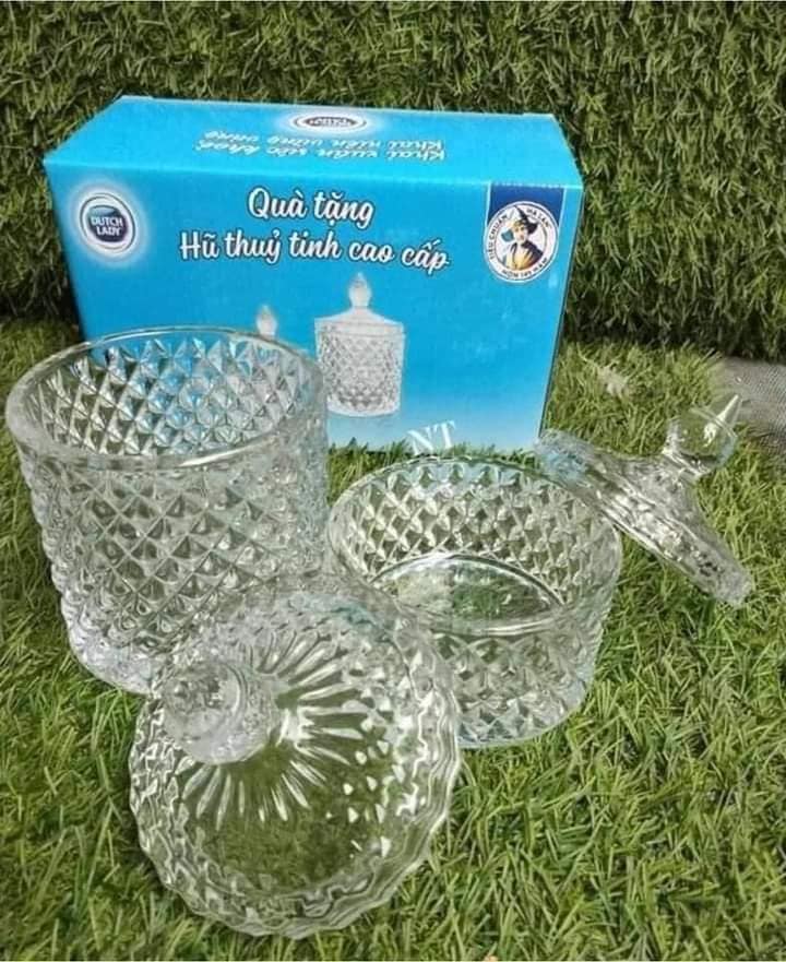 BỘ 2 THỐ MỨT THỦY TINH PHA LÊ