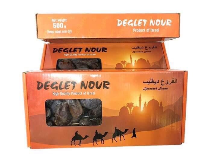 Chà Là 3 Con Lạc Đà Sấy Dẻo Nguyên Cành Nhập Khẩu Israel -  Chà Là Deglet Nour 500Gr