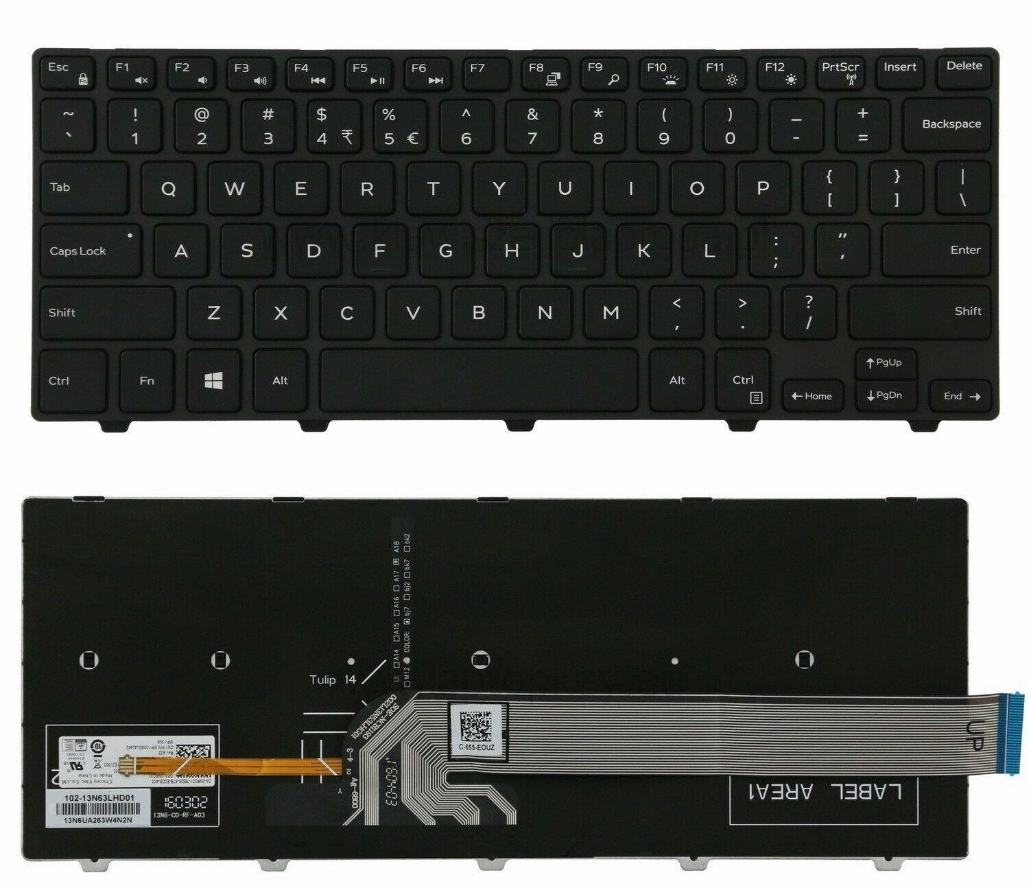 Bàn phím Laptop Dell Inspiron 3442 Zin có LED| Keyboard Dell Inspiron 3442 Zin LED