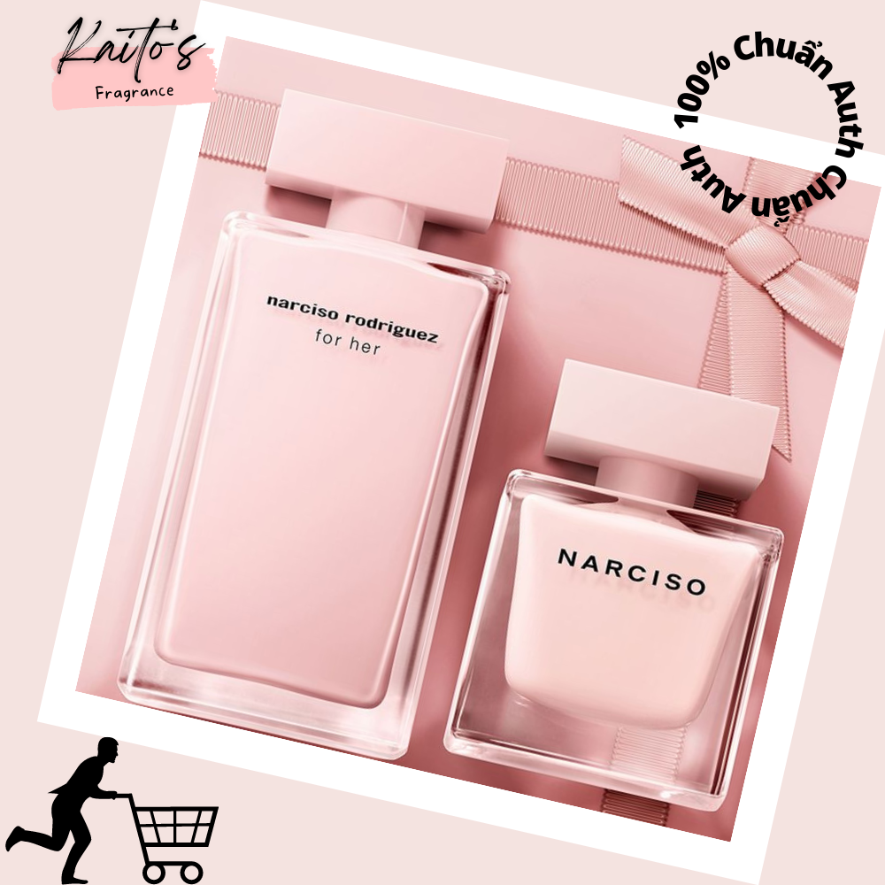 Nước hoa Narciso Rodriguez for her EDP (Nar hồng nhạt) 10ml [CHUẨN AUTH]