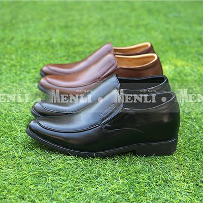 Giày nam lười da thật MENLI GLLZ45 tăng chiều cao 6.5 cm.