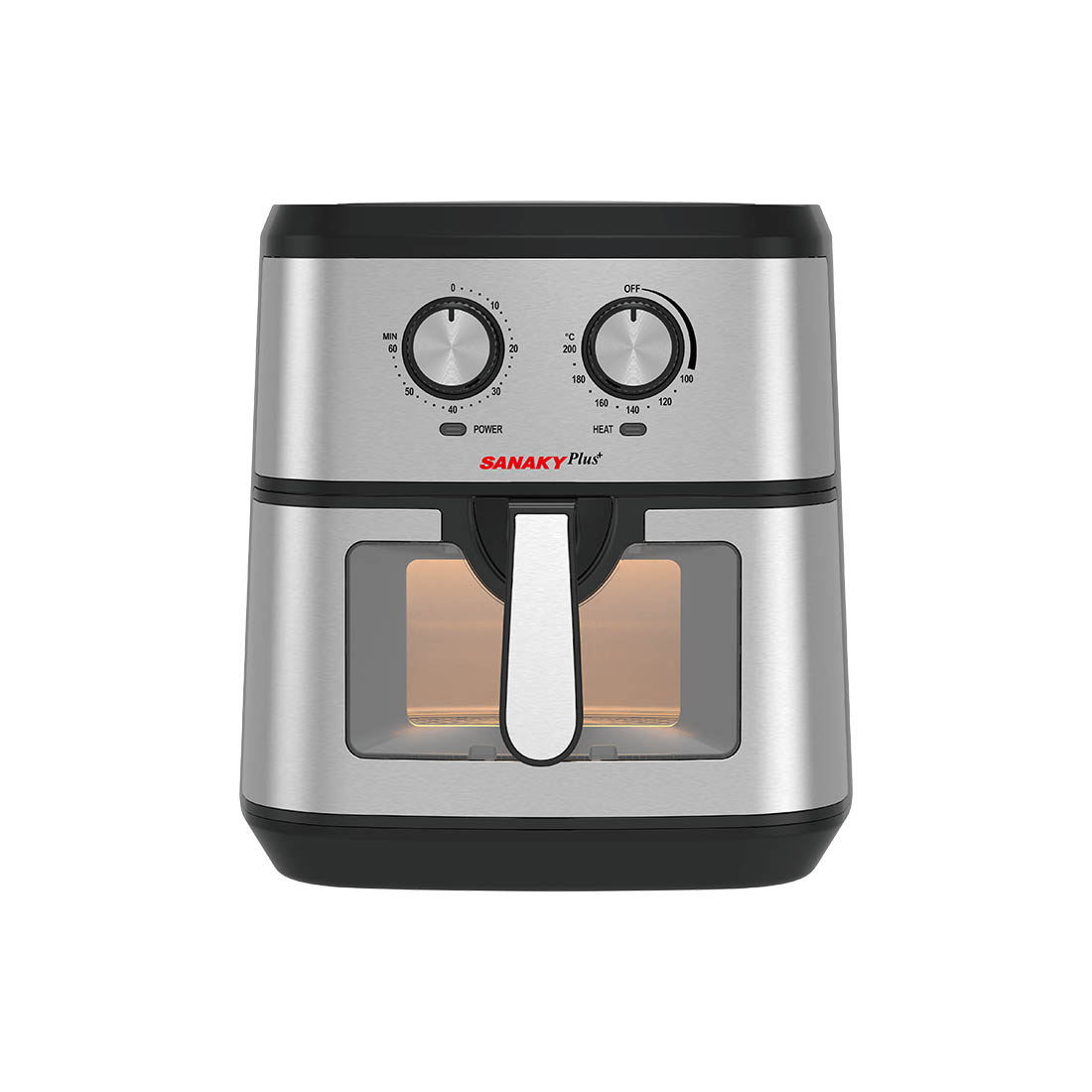 Nồi Chiên Không Dầu 9.0 Lít Sanaky - Nồi Cơ, Núm Vặn Bền Bỉ