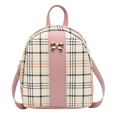 [HCM]Balo nữ mini caro cực dễ thương AT11