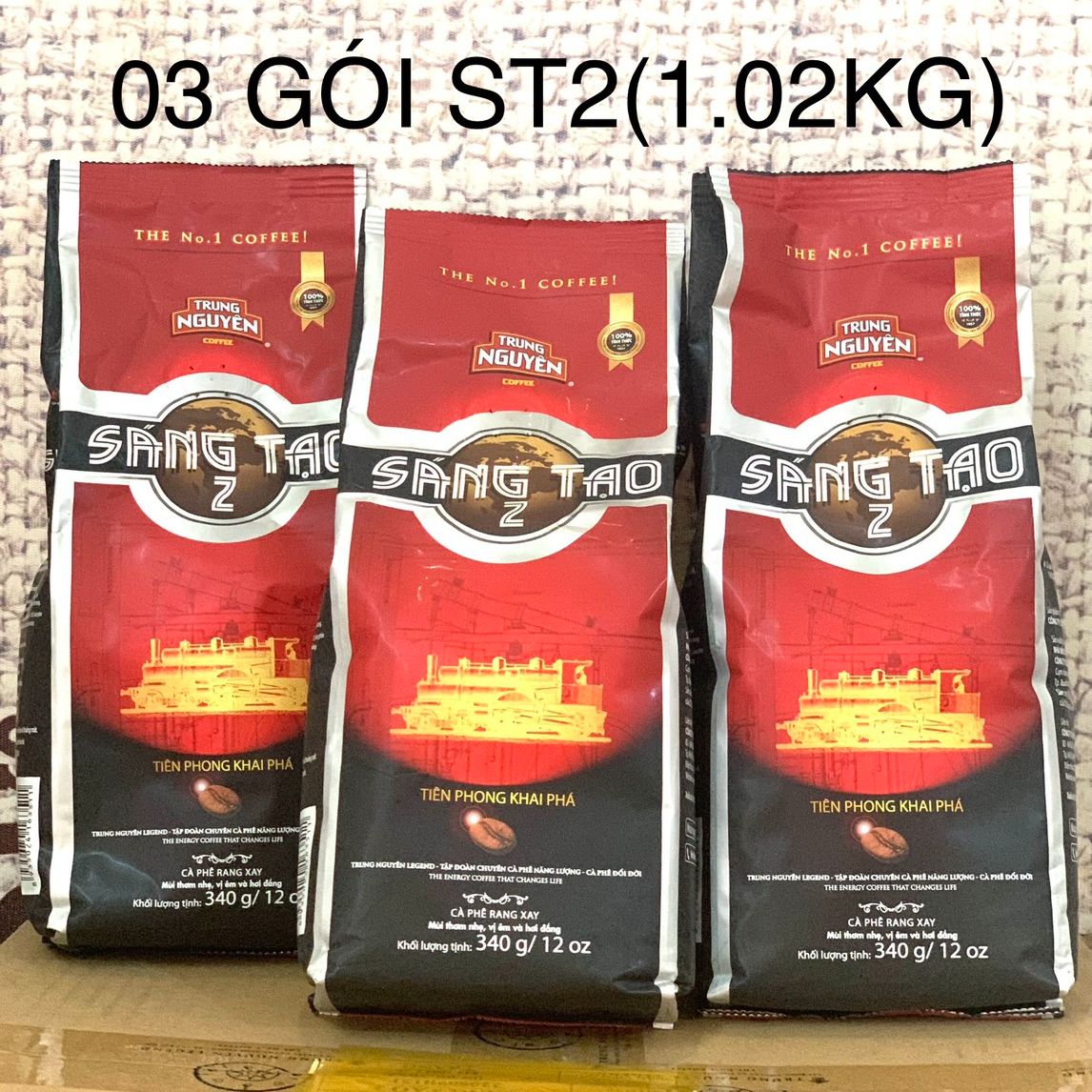 (COMBO 3 GÓI) SÁNG TẠO 2 Trung Nguyên ( Gói 340gam)