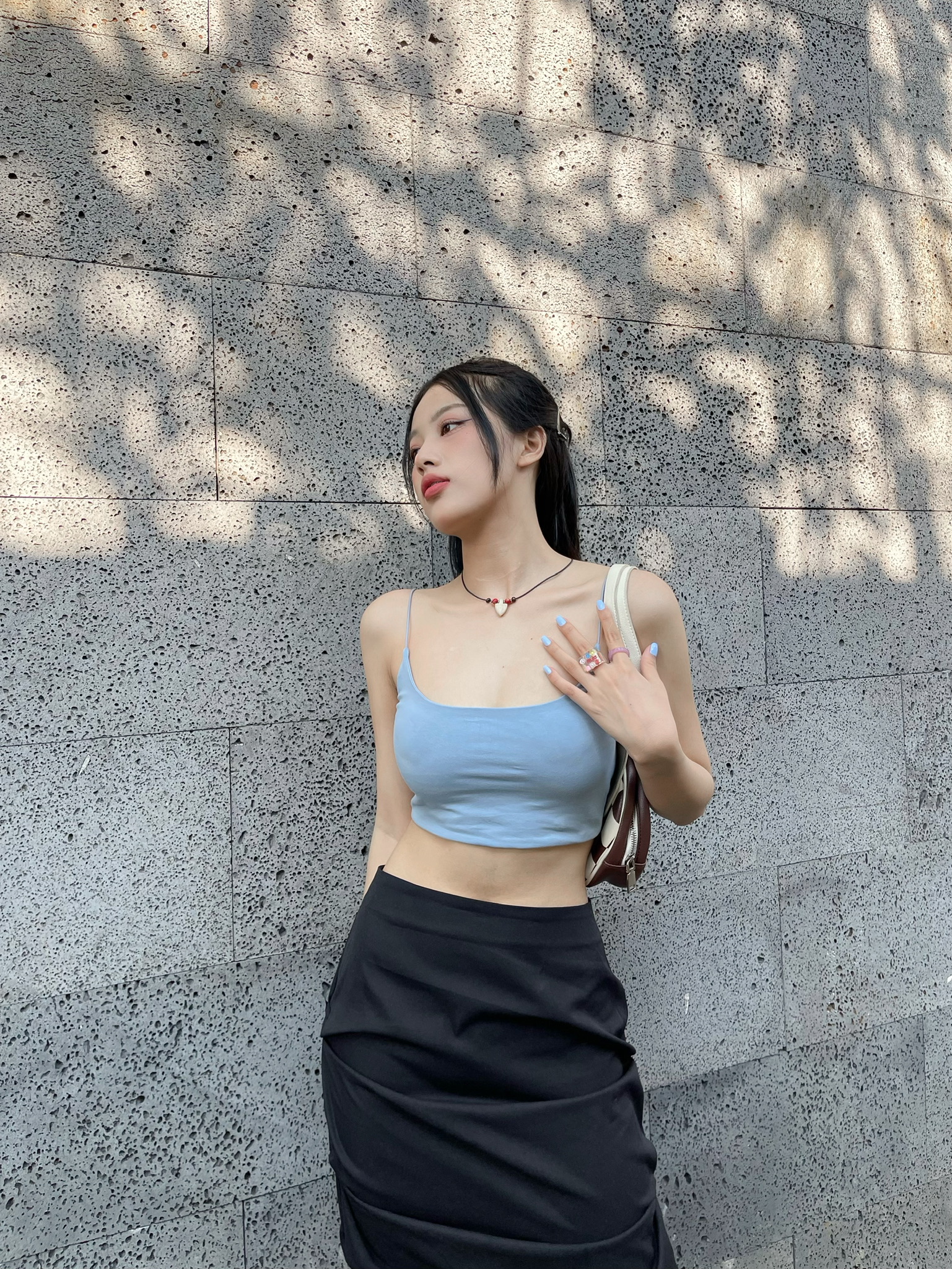 Áo croptop nữ 2 dây | LUNA TOP - CLÉLIE