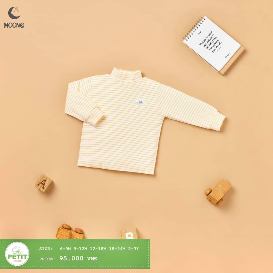 MOON_ Áo giữ nhiệt petit Moon cho bé
