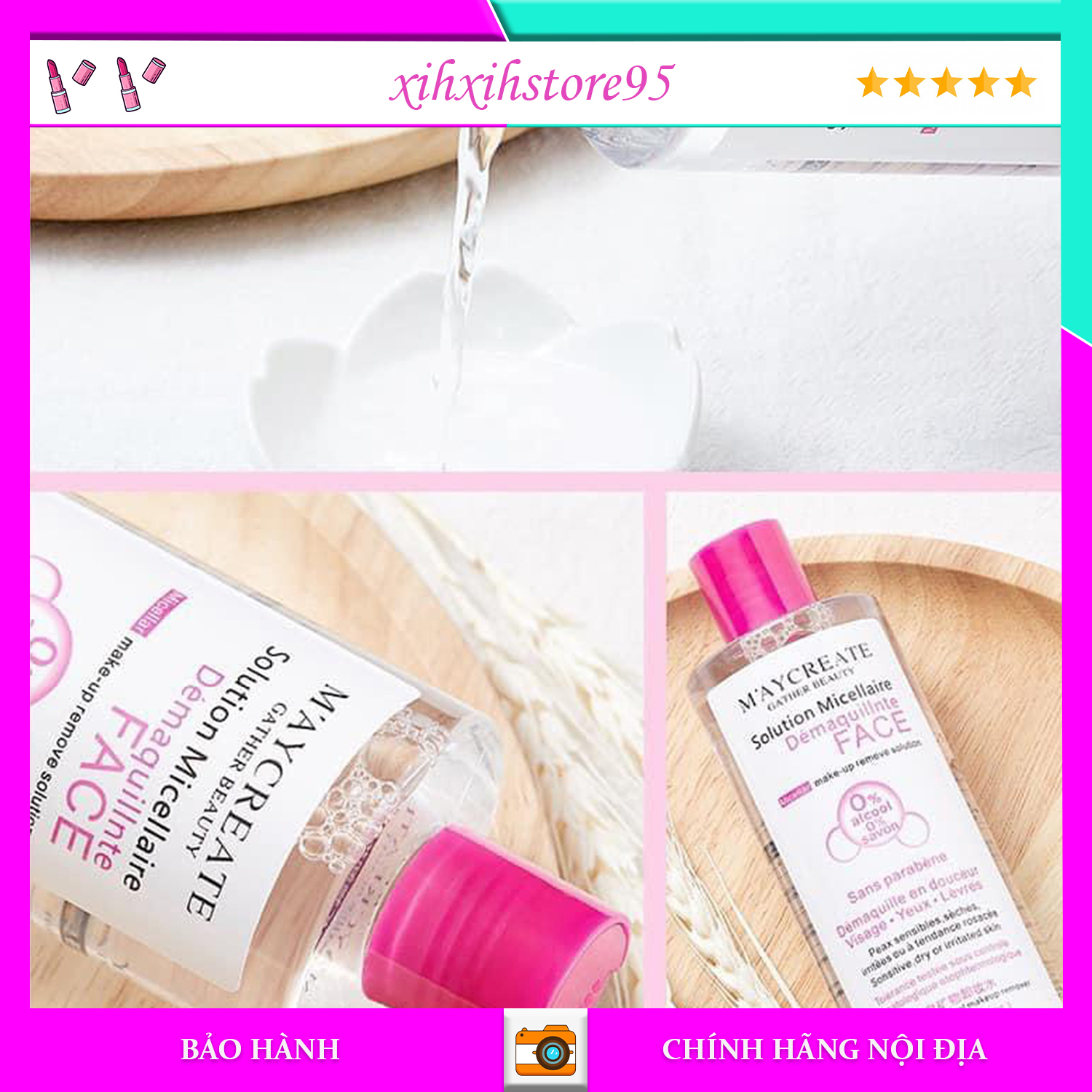 Nước tẩy trang Maycreate 300ml