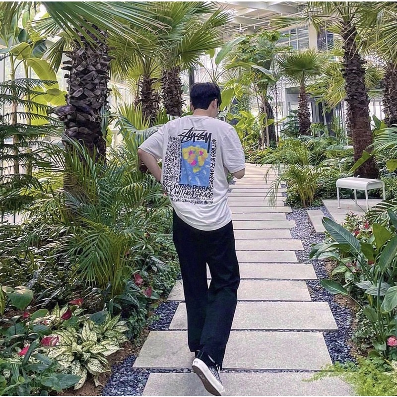 Áo Thun Stussy Camellias - CÓ SẴN