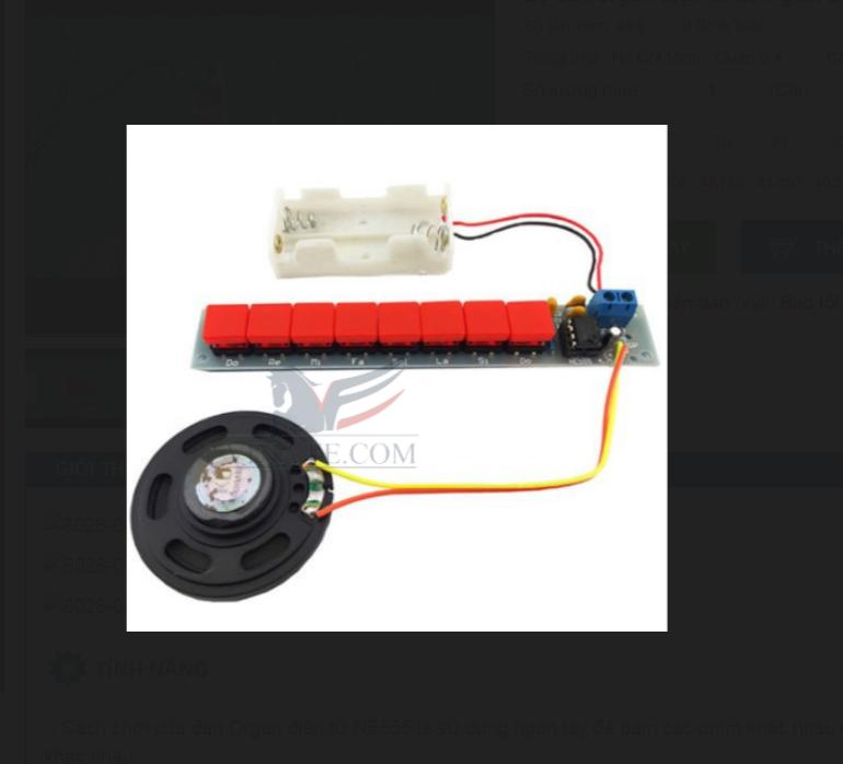 [HCM]Bộ đàn organ điện tử đơn giản DIY NE555