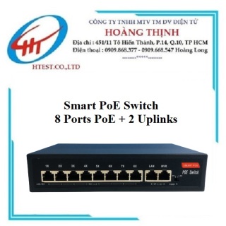 Switch chia mạng Smart 8 Port POE + 2 Uplink 10 100Mbps - SP000834 - Hàng chính hãng ( giá CHƯA BAO GỒM VAT nếu xuất hóa đơn) thumbnail