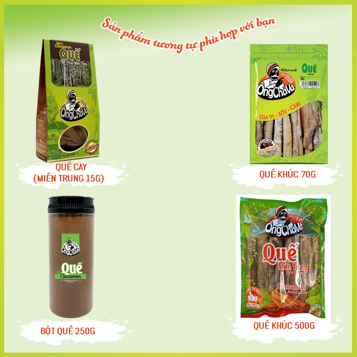 Quế Khúc Nguyên Vỏ Ông Chà Và 70g - Quế Thanh