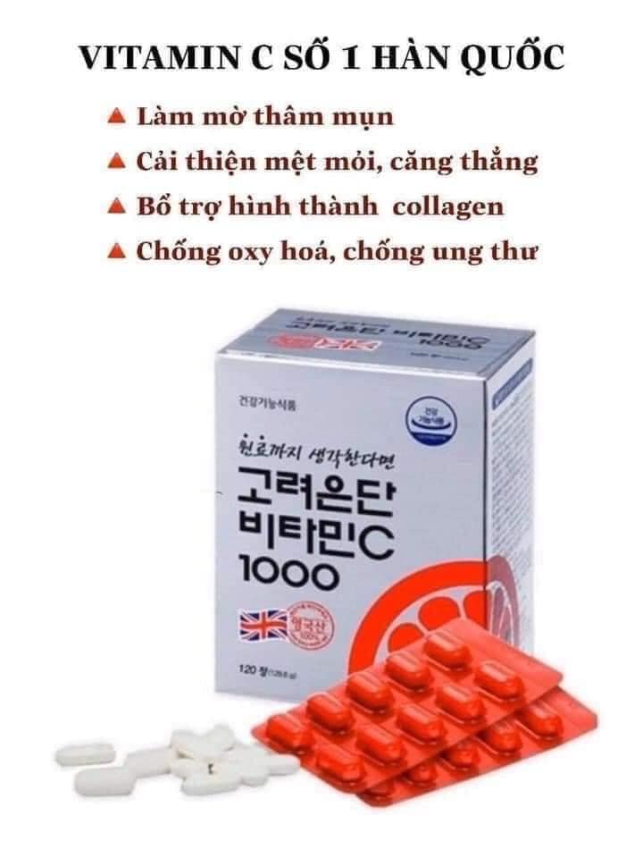 Vỉ Uống Vitamin C Eundan
