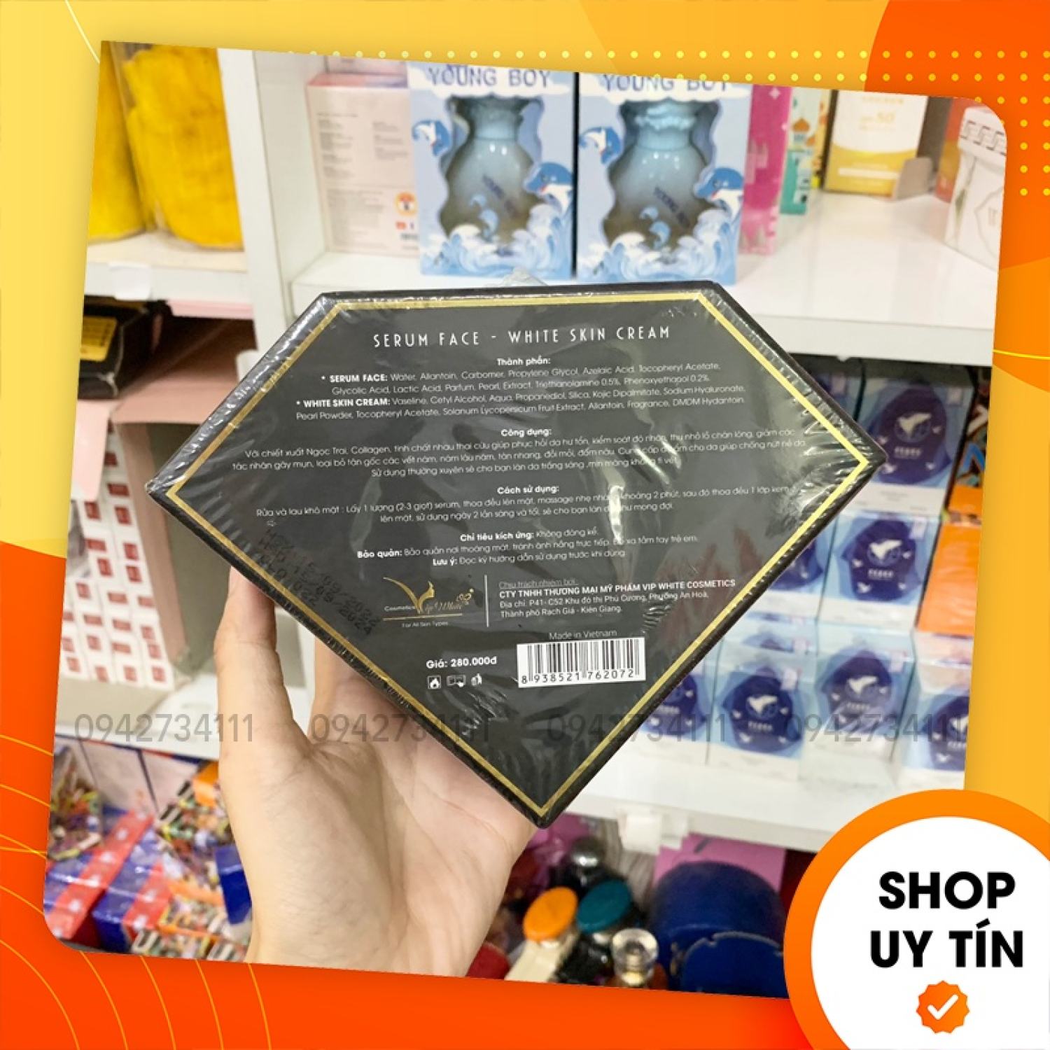 [Chính hãng] Kem Face Vip White - Kem Nám Vip White