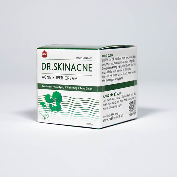 DR SKINACNE [CHÍNH HÃNG] - Kem Chấm Mụn Cấp Tốc - Check được mã QR Code DR.SKINACNE
