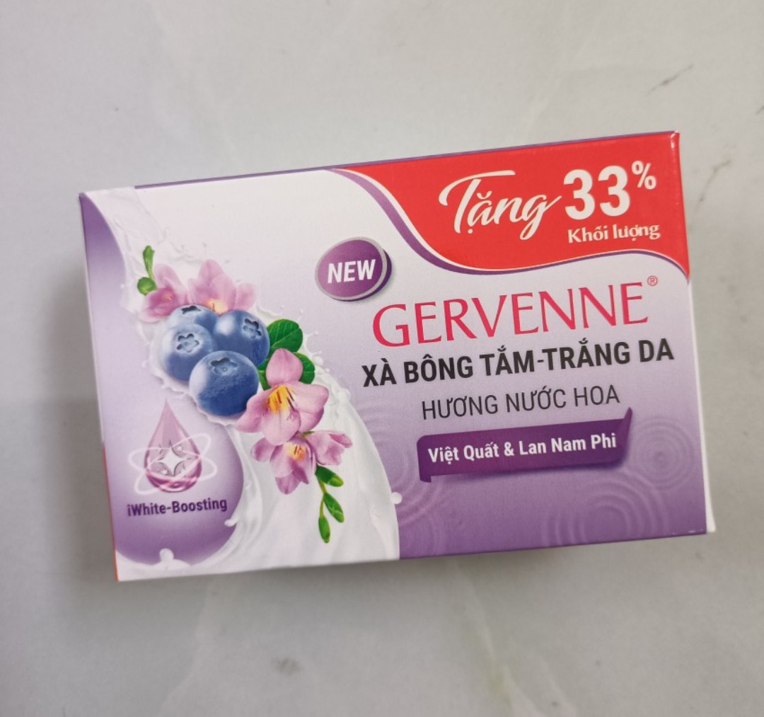 Gervenne - Xà bông cục gervenne 120g (Chọn Mùi)