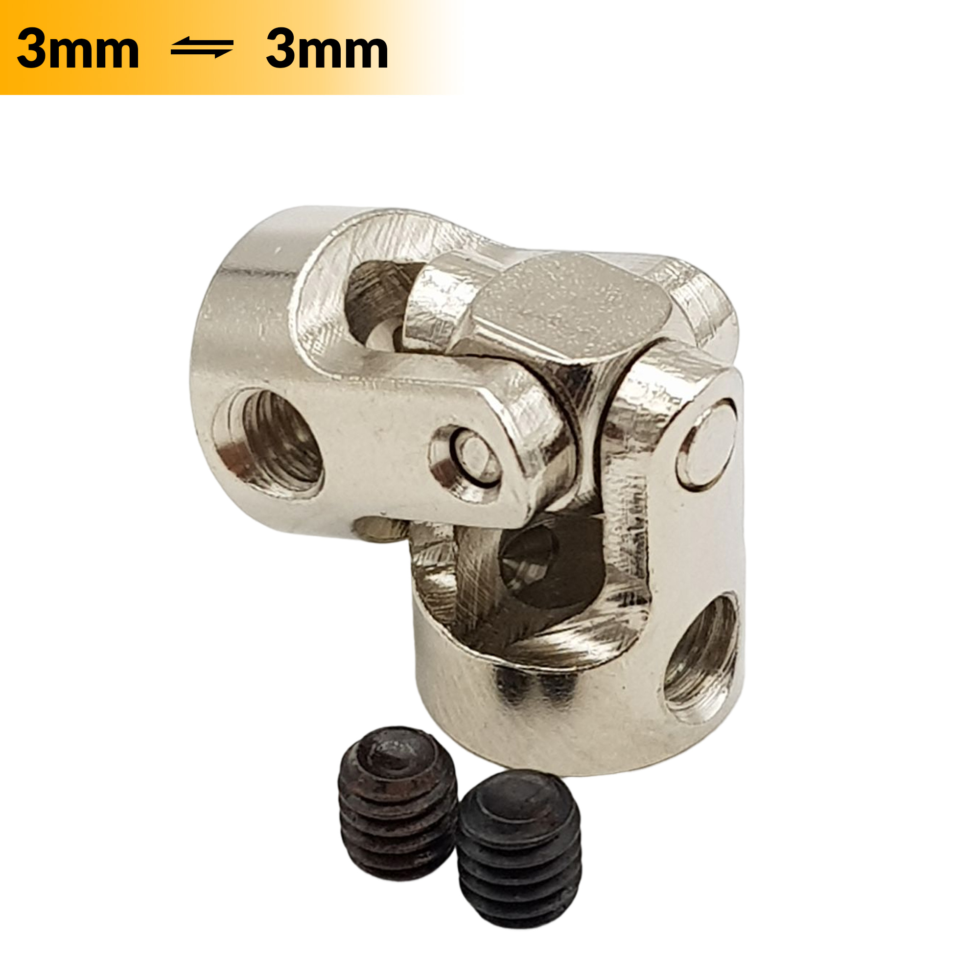 Khớp truyền động khác phương Cardan 3mm-3mm