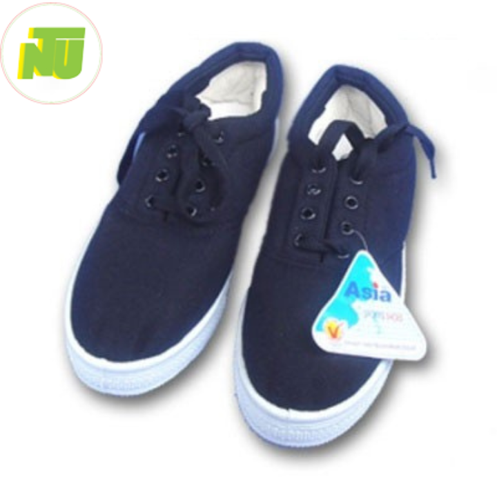 Giày Asia xanh cột dây