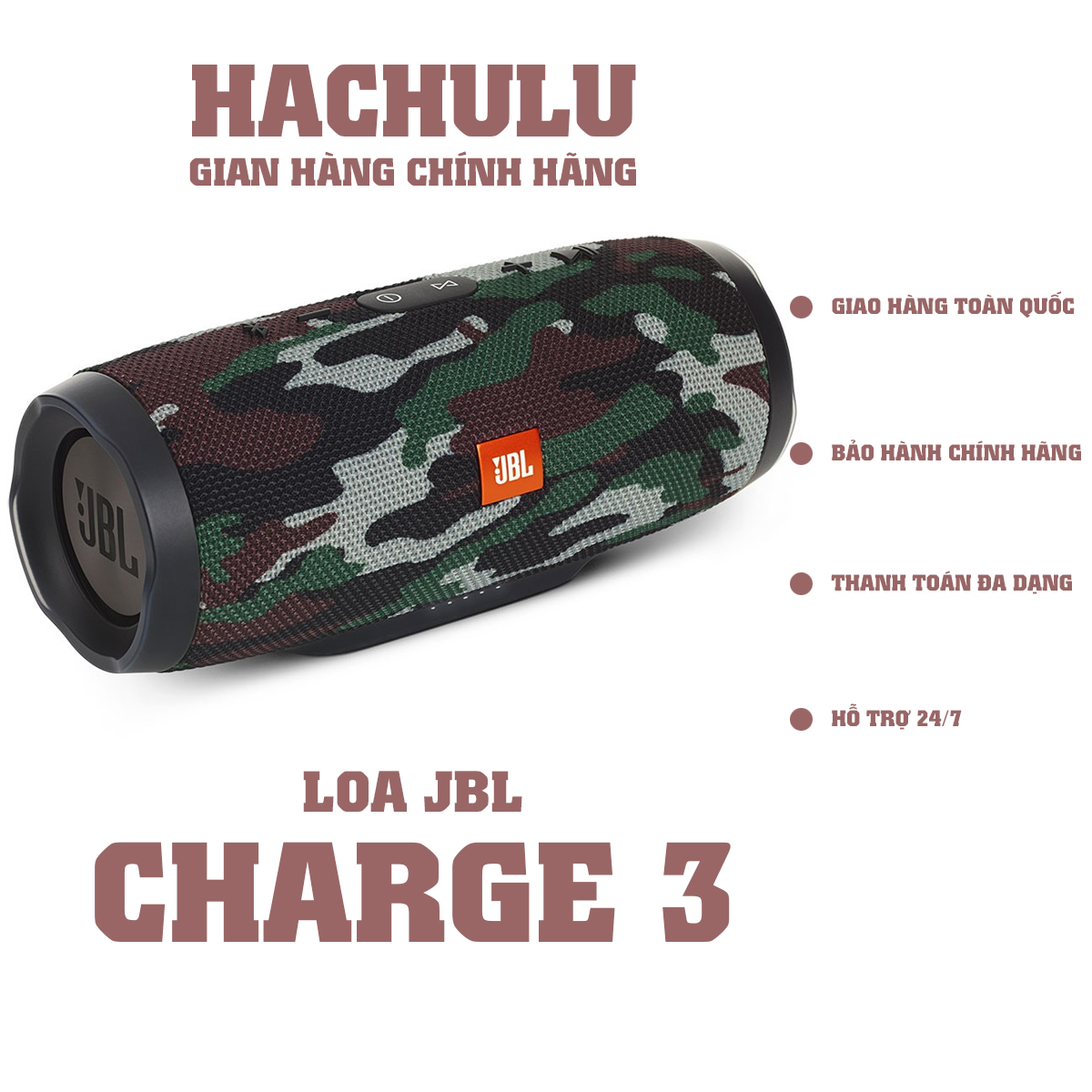 [Hàng Chính Hãng PGI] Loa JBL Charge 3 BH 12th