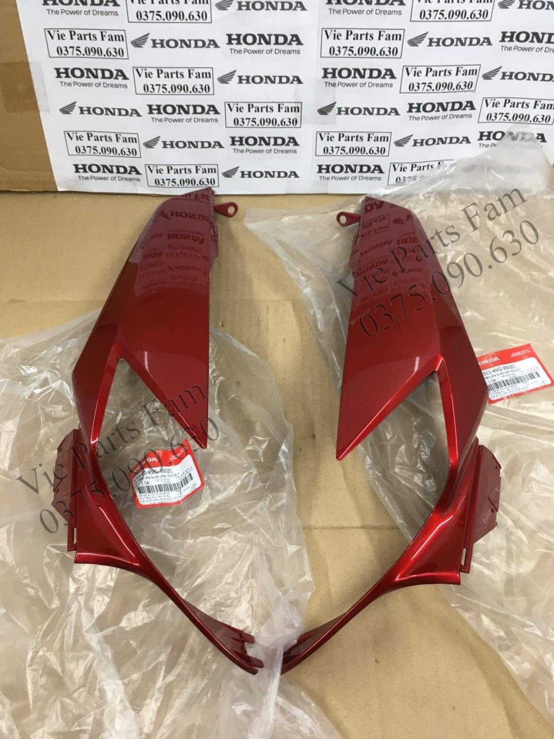 Ốp mặt nạ trái - phải ab 110 đời đầu/ air blade 2007-2008-2009-2010 nhiều màu, hàng din honda mới 100%