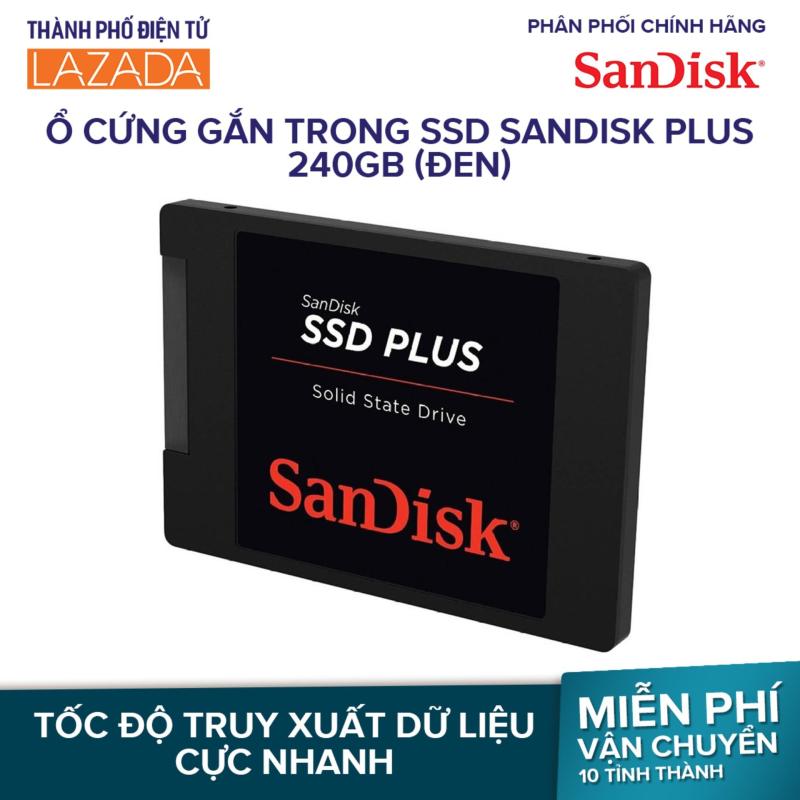 Ổ cứng gắn trong SSD SanDisk Plus 240GB (Đen)
