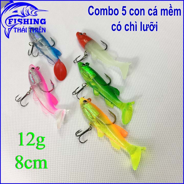 Mồi giả câu cá lóc chẽm cá tráp