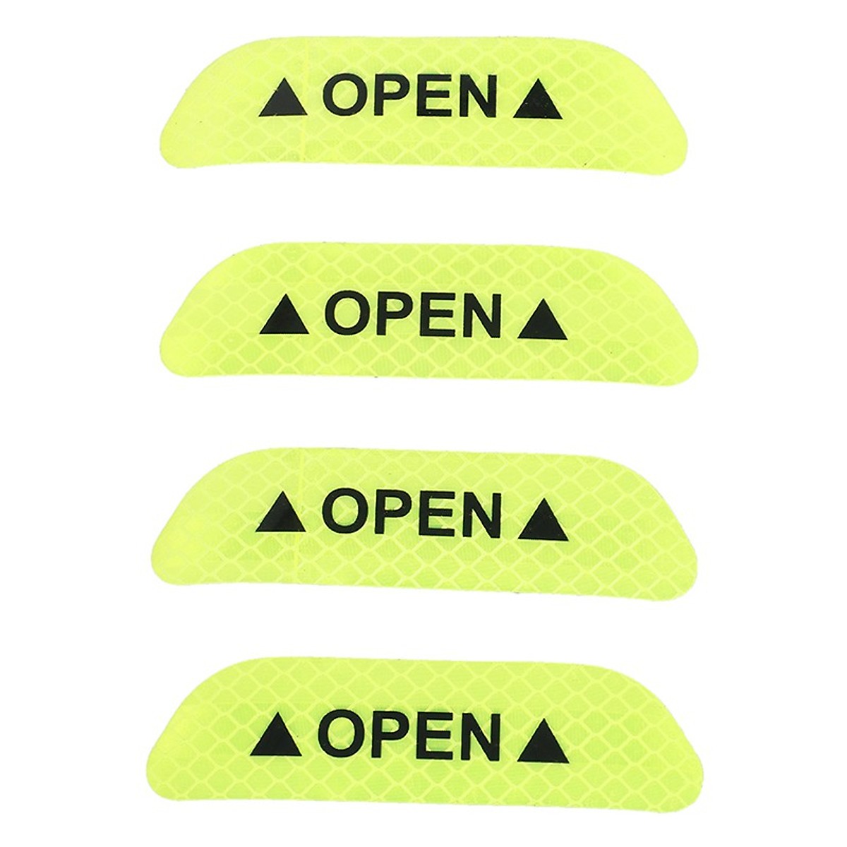 Bộ 4 miếng decal chữ OPEN dán cửa xe ô tô (xe hơi)