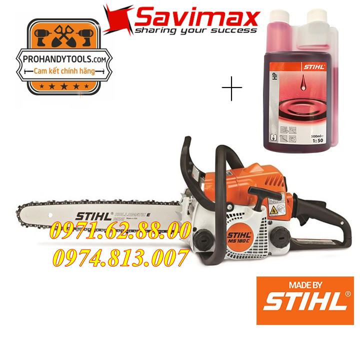 [Trả góp 0%]Máy cưa xích STIHL MS 180 thương hiệu Đức chuẩn