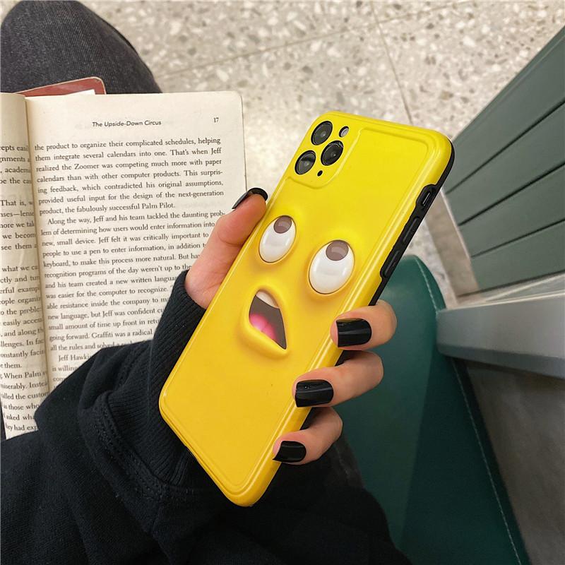 [ SALE LỖ ] Ốp Lưng Silicon IMD Bảo Vệ Camera Emoji Funny