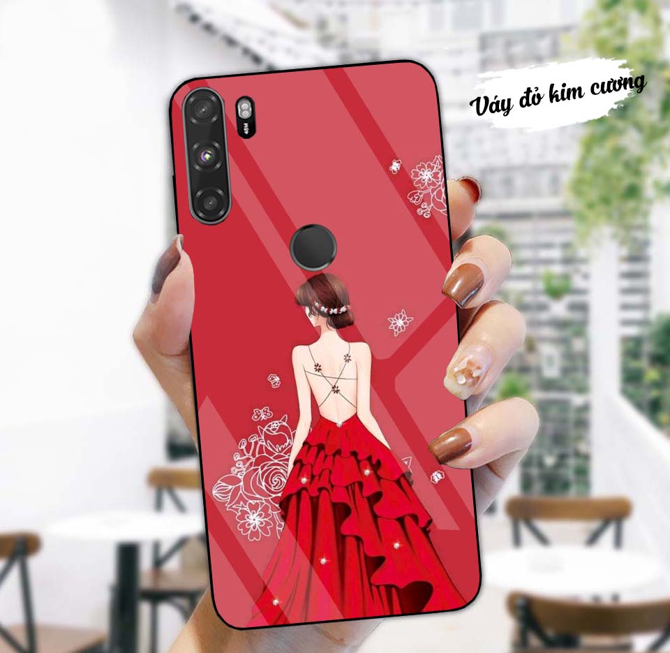 Ốp Lưng Vsmart Active 3 Lưng kính cường lực Sang Trọng, Sáng Bóng