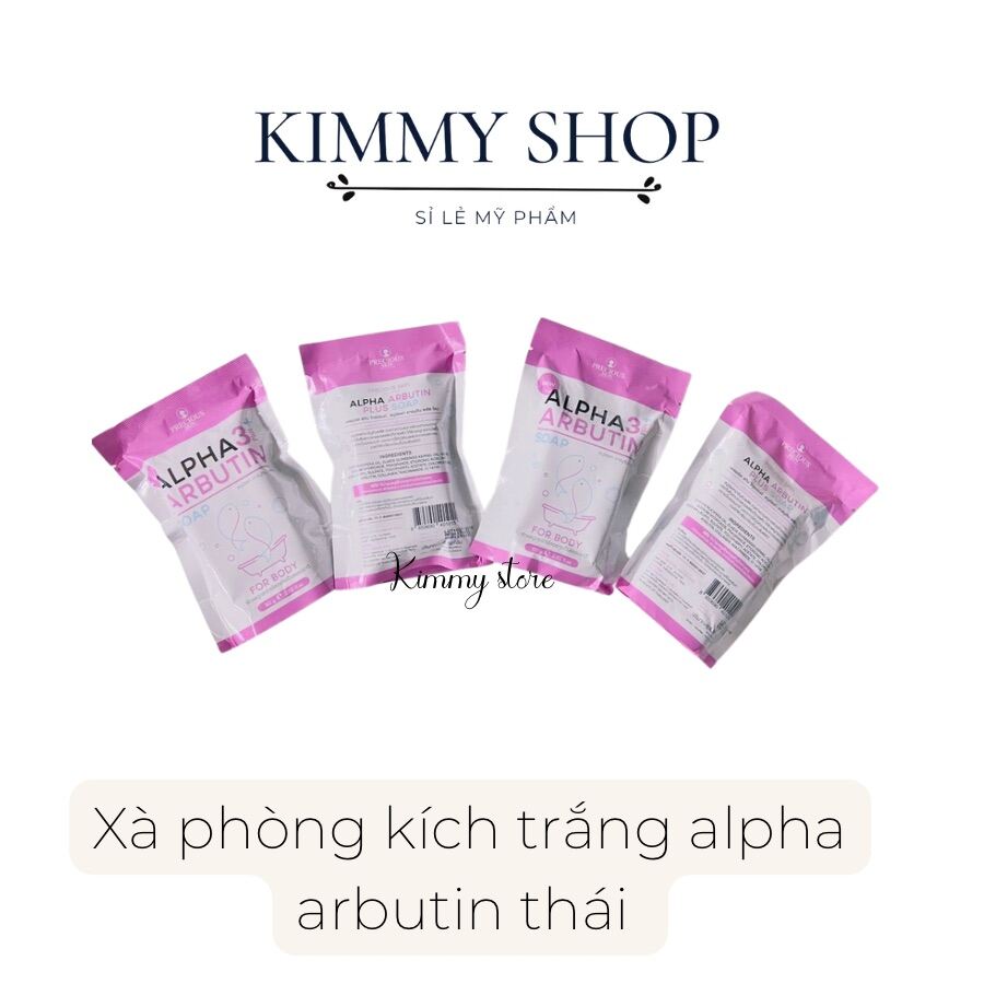 Soap xà phòng kích trắng da alpha arbutin 3plus thái lan