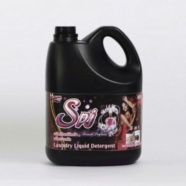 Nước giặt Spj 5000ml Thái Lan màu tím đen vàng