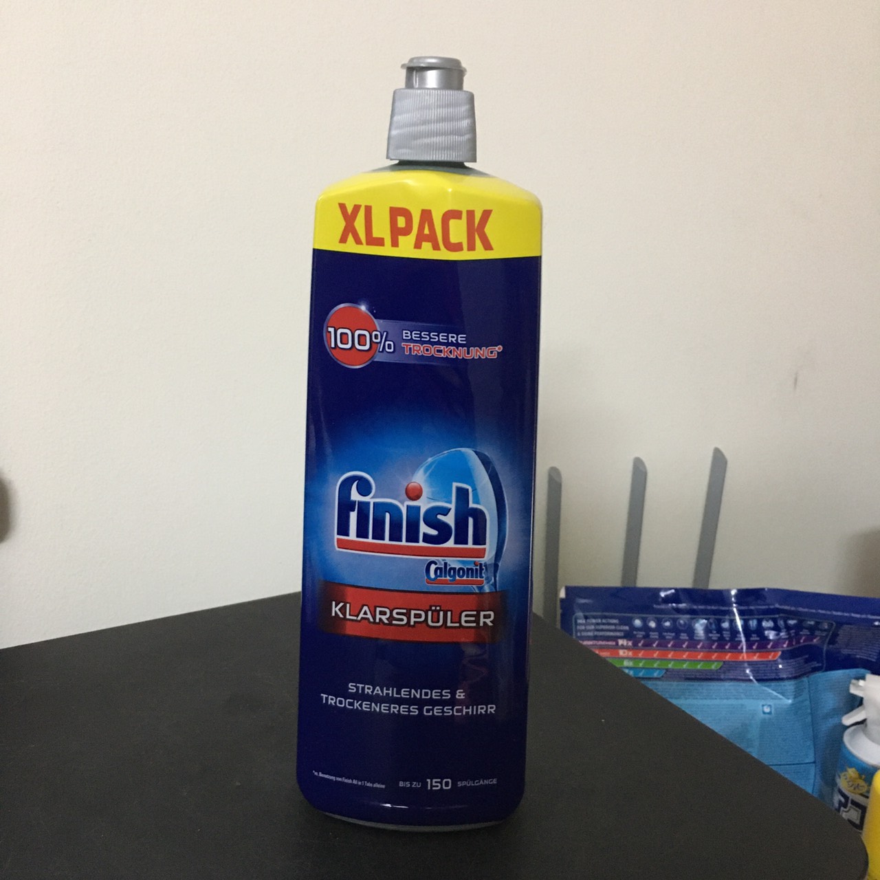 Nước làm bóng Finish 750 ml dùng cho máy rửa chén bát