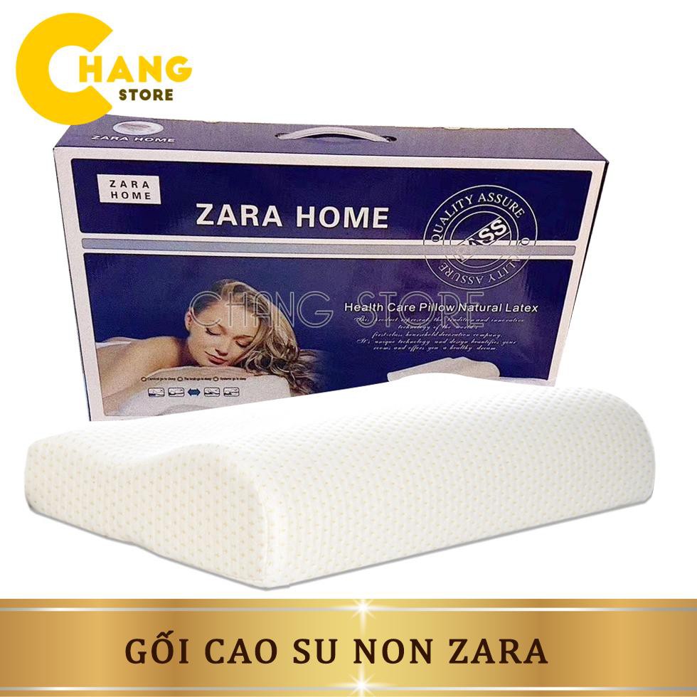 Gối cao su non Zara  độ đàn hồi tốt, chống ngáy ngủ và đau cột sống với thiết kế êm, gọn nhẹ giúp chăm sóc giấc ngủ cho gia đình bạn