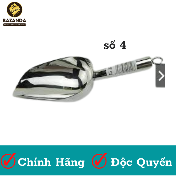 Xúc đá inox 304 số 4 (Cỡ trung)