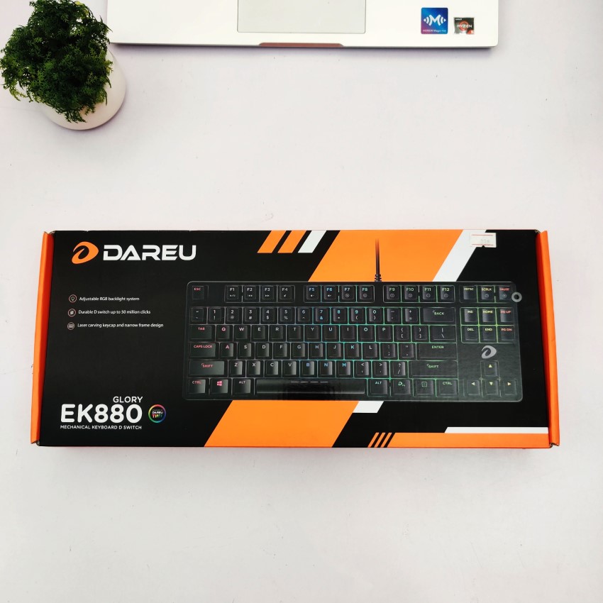 Bàn phím cơ DareU EK880 RGB Brown switch