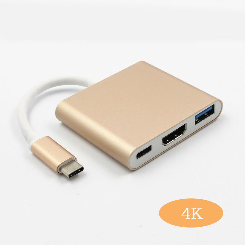 Usb type-c đến usb-c 4k hdmi, vga usb 3.0, trinp top, 4k hd