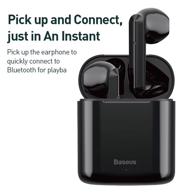 Tai nghe Bluetooth True Wireless Baseus W09 Encok (TWS, Intelligent Touch Control, Stereo Bass, Smart Connect)
